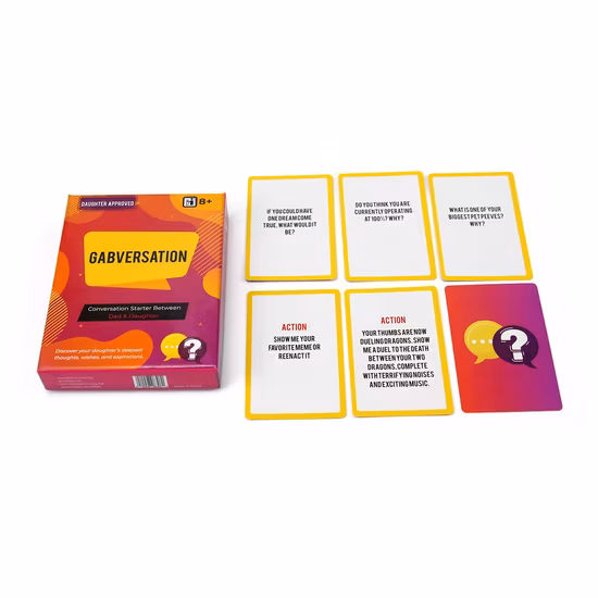 Giochi di carte da gioco personalizzati personalizzati per feste da bere su carta di alta qualità per adulti